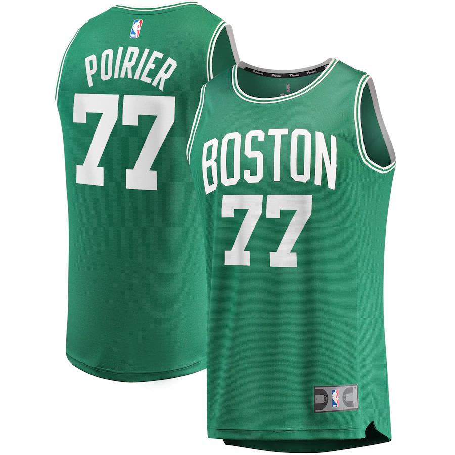 Vincent Poirier Boston Celtics Fanatics Branded Fast Break Player Basketball Jersey - Icon Edition - Green