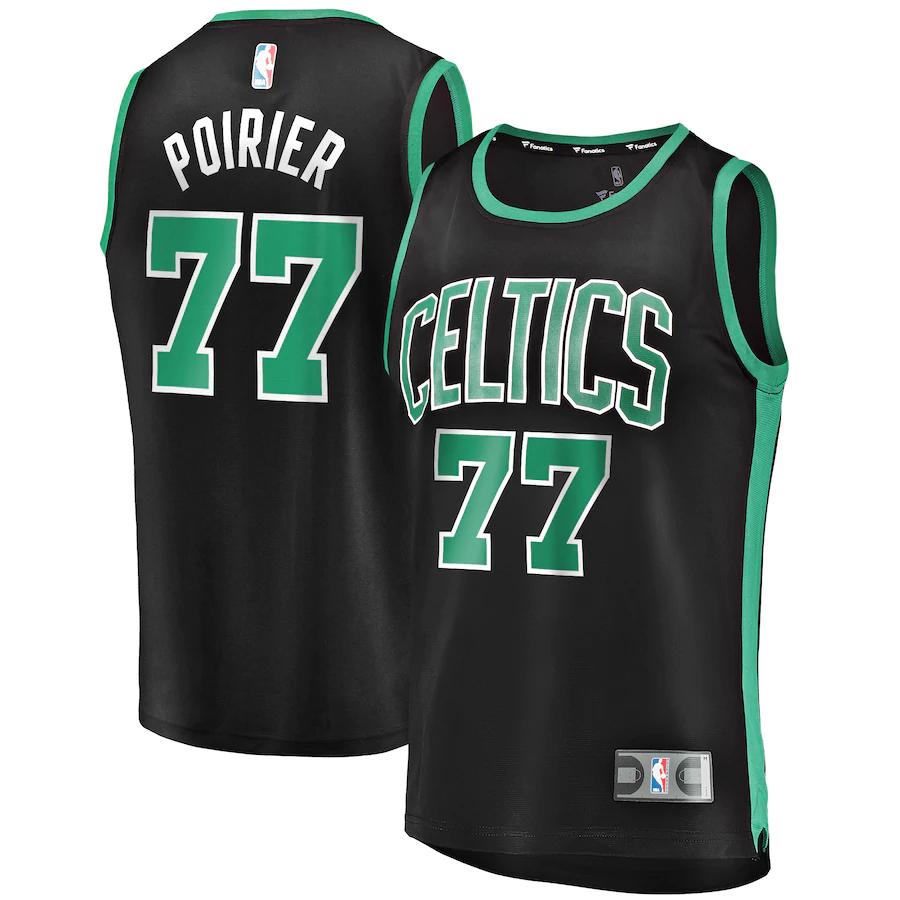 Vincent Poirier Boston Celtics Fanatics Branded Fast Break Player Basketball Jersey - Statement Edition - Black