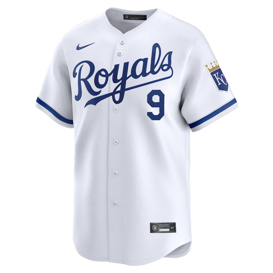 Alternative view of Vinnie Pasquantino 9 Kansas City Royals Home Limited Player Men Baseball Jersey - White 