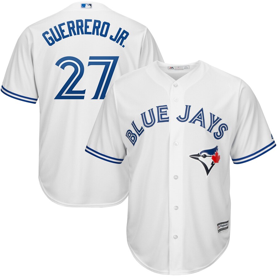 Vladimir Guerrero Jr. Toronto Blue Jays Majestic Big And Tall Cool Base Player Baseball Jersey - White