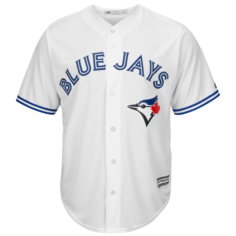 Alternative view of Vladimir Guerrero Jr. Toronto Blue Jays Majestic Big And Tall Cool Base Player Baseball Jersey - White