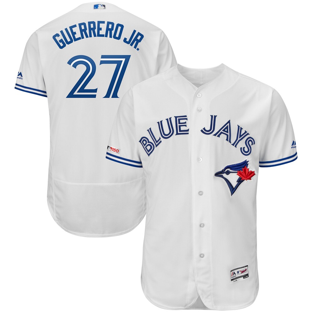 Vladimir Guerrero Jr. Toronto Blue Jays Majestic Home Flex Base Collection Player Baseball Jersey - White
