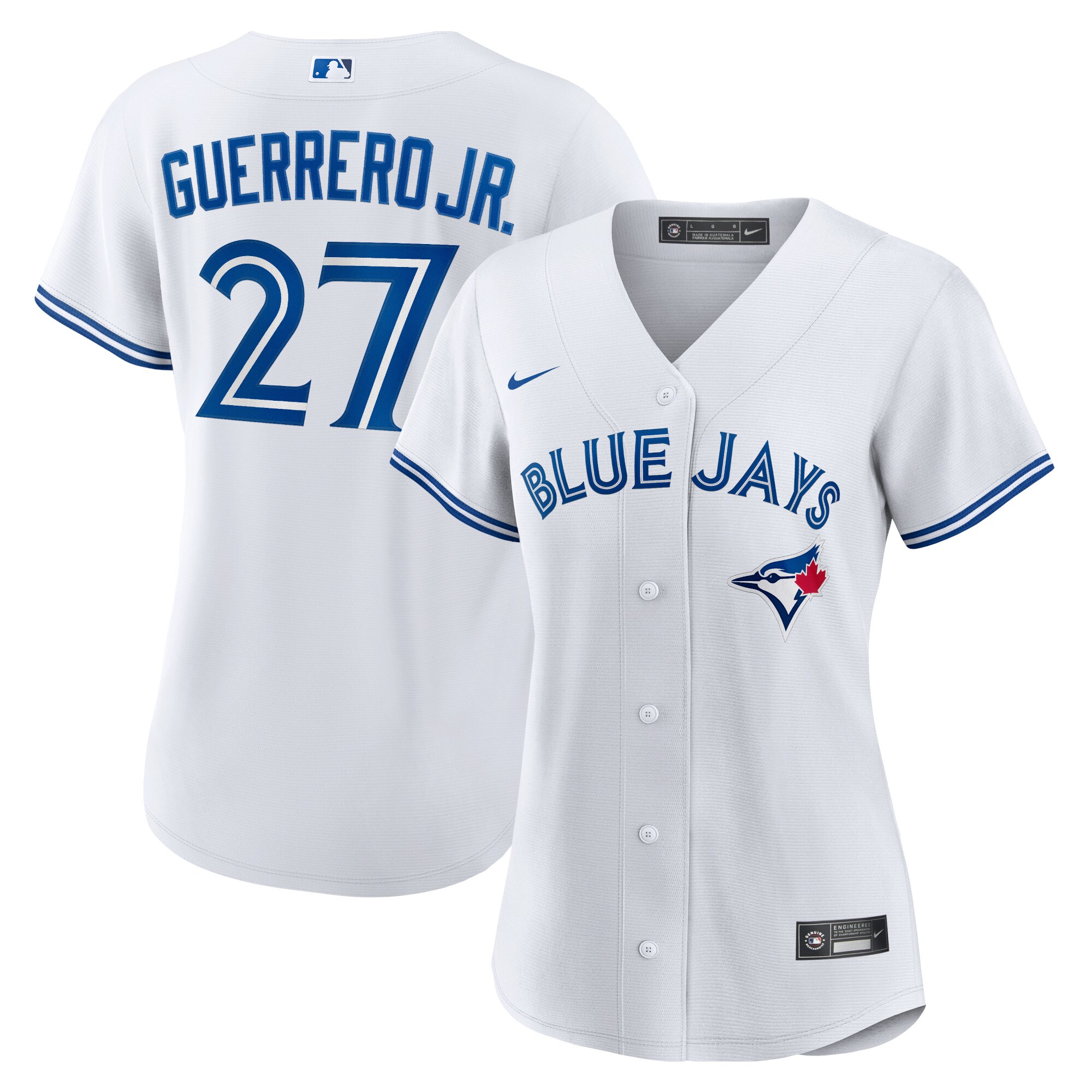 Vladimir Guerrero Jr. Toronto Blue Jays Women's Home Replica Player Baseball Jersey - White
