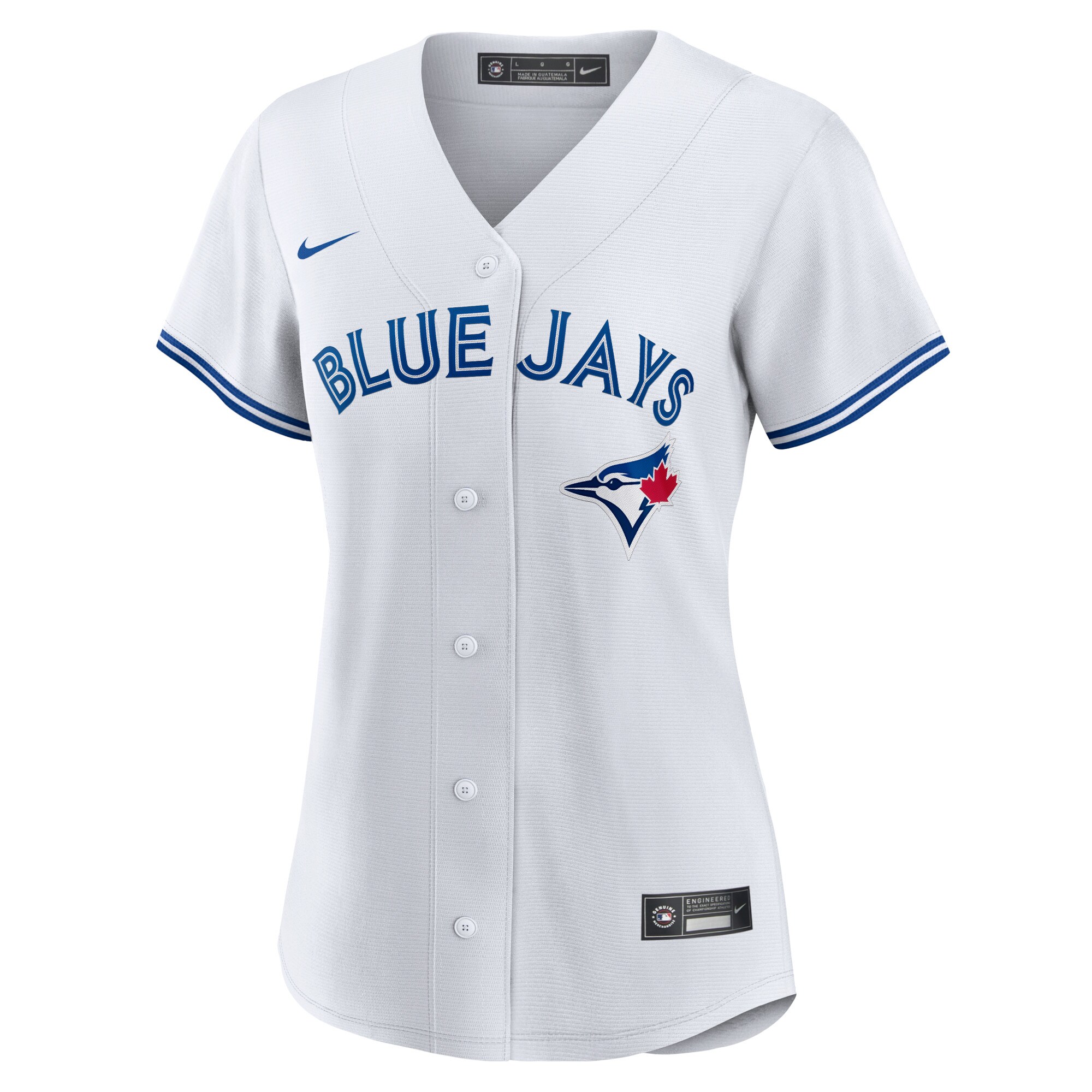 Alternative view of Vladimir Guerrero Jr. Toronto Blue Jays Women's Home Replica Player Baseball Jersey - White