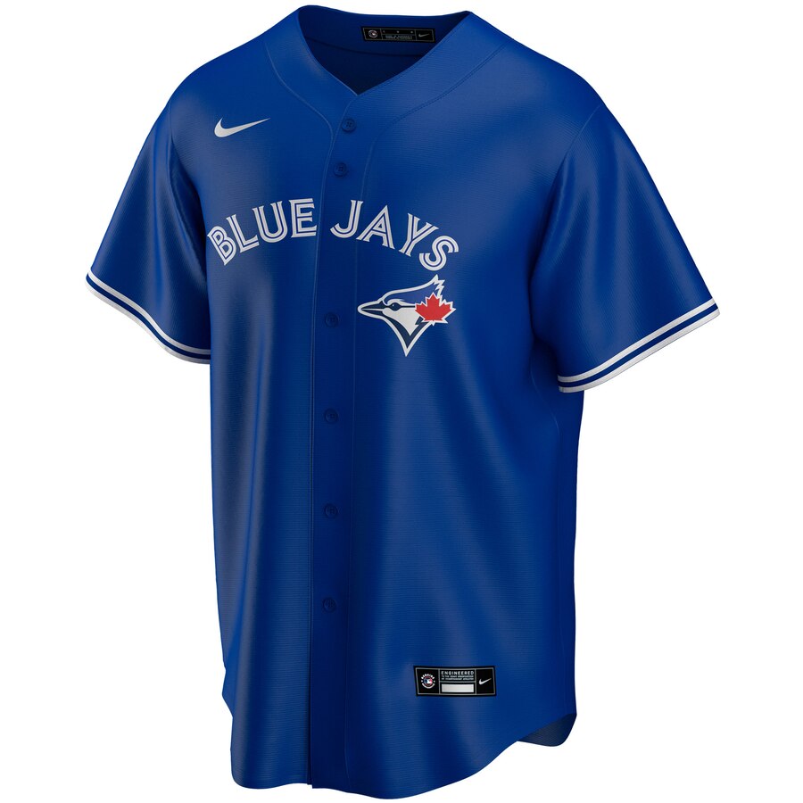 Alternative view of Vladimir Guerrero Jr. Toronto Blue Jays Youth Alternate 2020 Replica Player Baseball Jersey - Royal