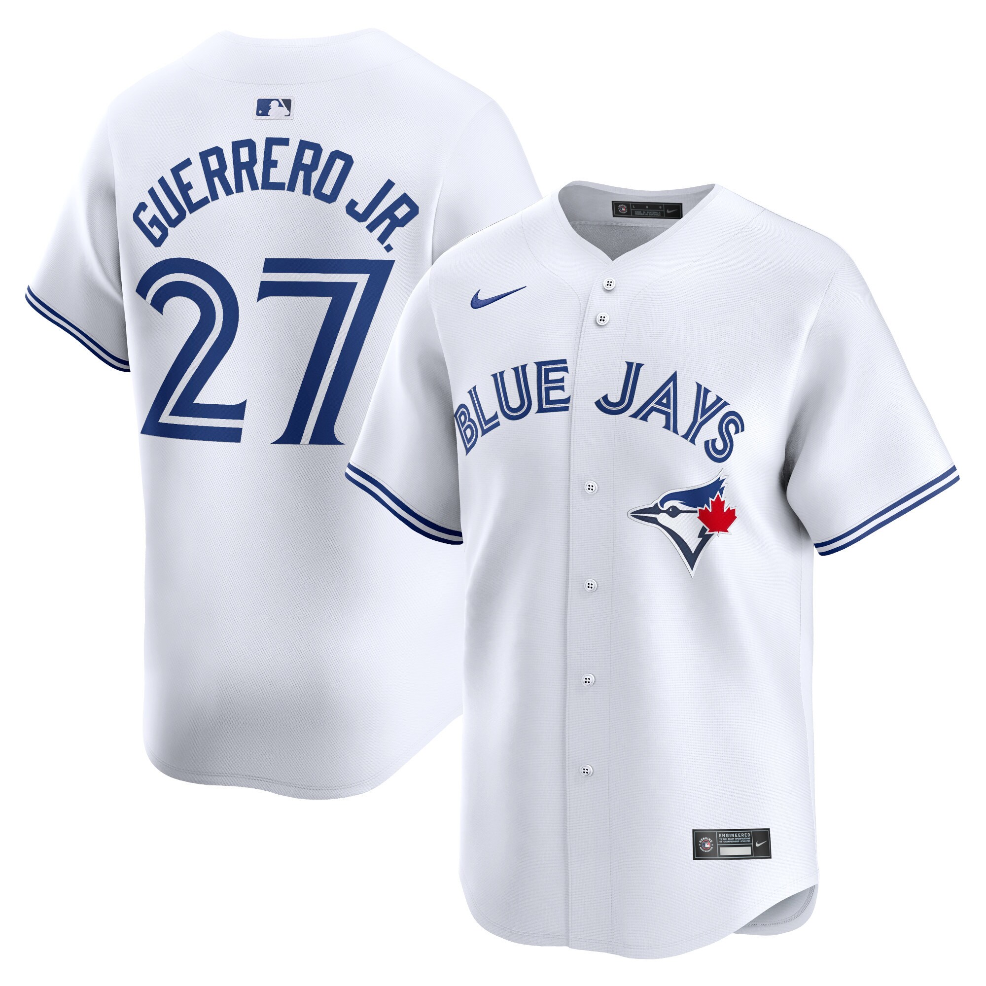Vladimir Guerrero Jr. Toronto Blue Jays Youth Home Limited Player Jersey – White