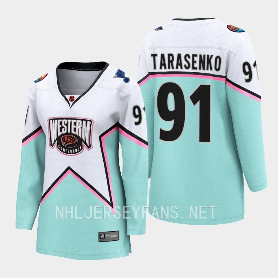 Vladimir Tarasenko 91 St. Louis Blues 2023 All-Star Game Hockey Jersey White Equipment - JS554 