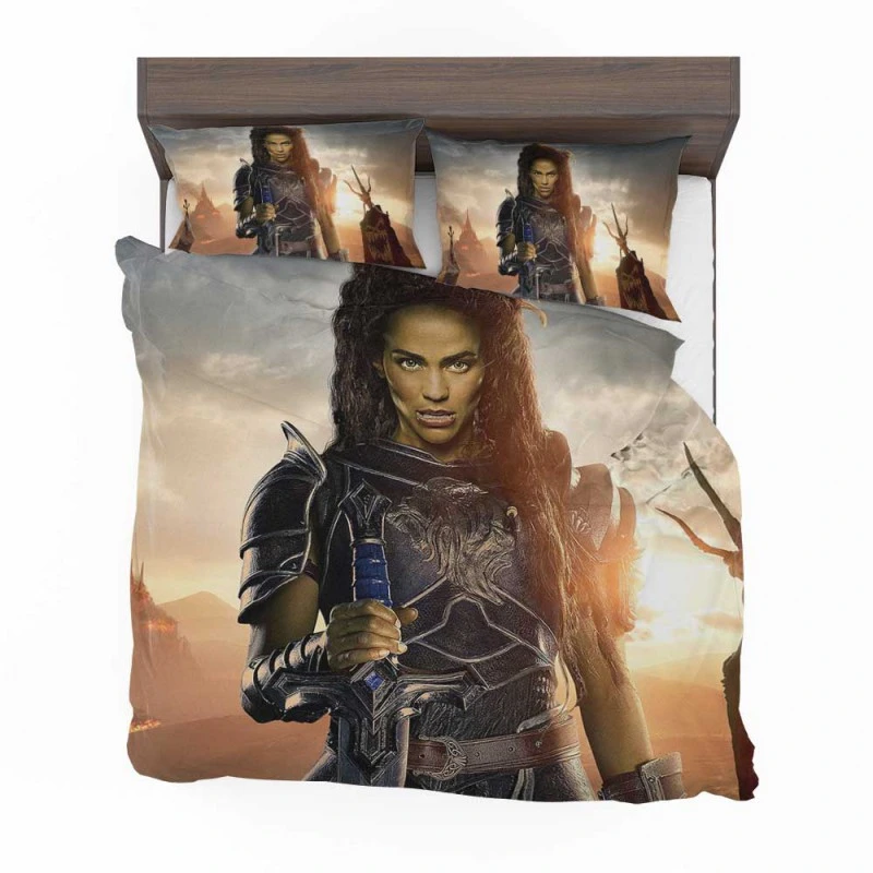Alternative view of Warcraft Woman Warrior Movie Bedding Set - Custom Bedding Set