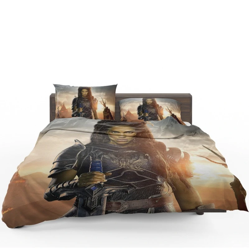 Warcraft Woman Warrior Movie Bedding Set - Custom Bedding Set