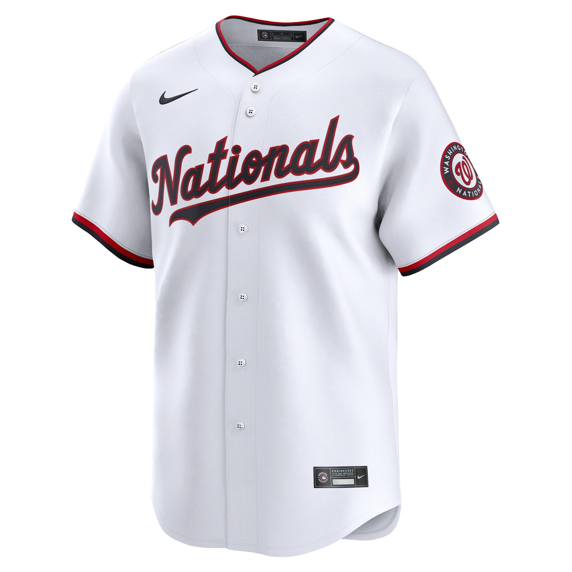Alternative view of Washington Nationals 2024 Jackie Robinson Day Home Limited Baseball JerseyÃƒâ€šÃ‚Â ÃƒÂ¢Ã¢â€šÂ¬Ã¢â‚¬Å“ White