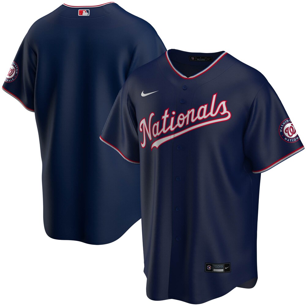 Washington Nationals Alternate 2020 Team Baseball Jersey - Navy