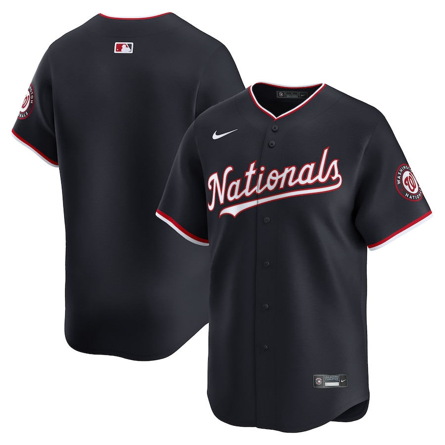 Washington Nationals Alternate Limited Men Baseball Jersey - Navy - JS945 