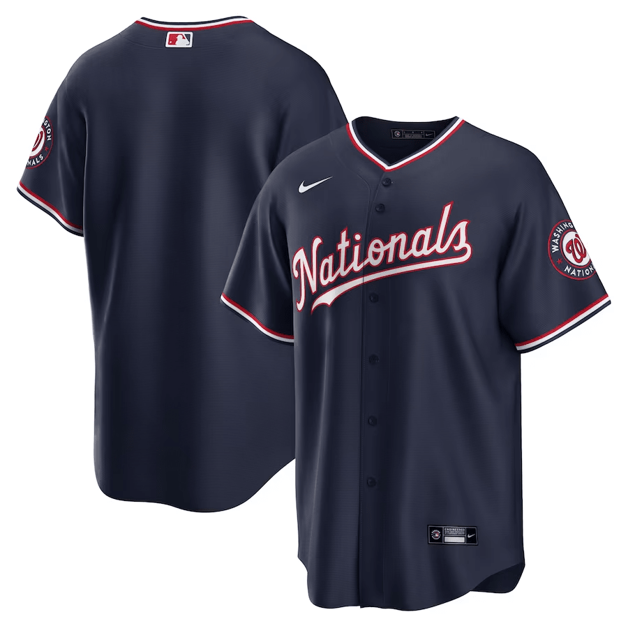 Washington Nationals Alternate Men Baseball Jersey - Navy - JS292 