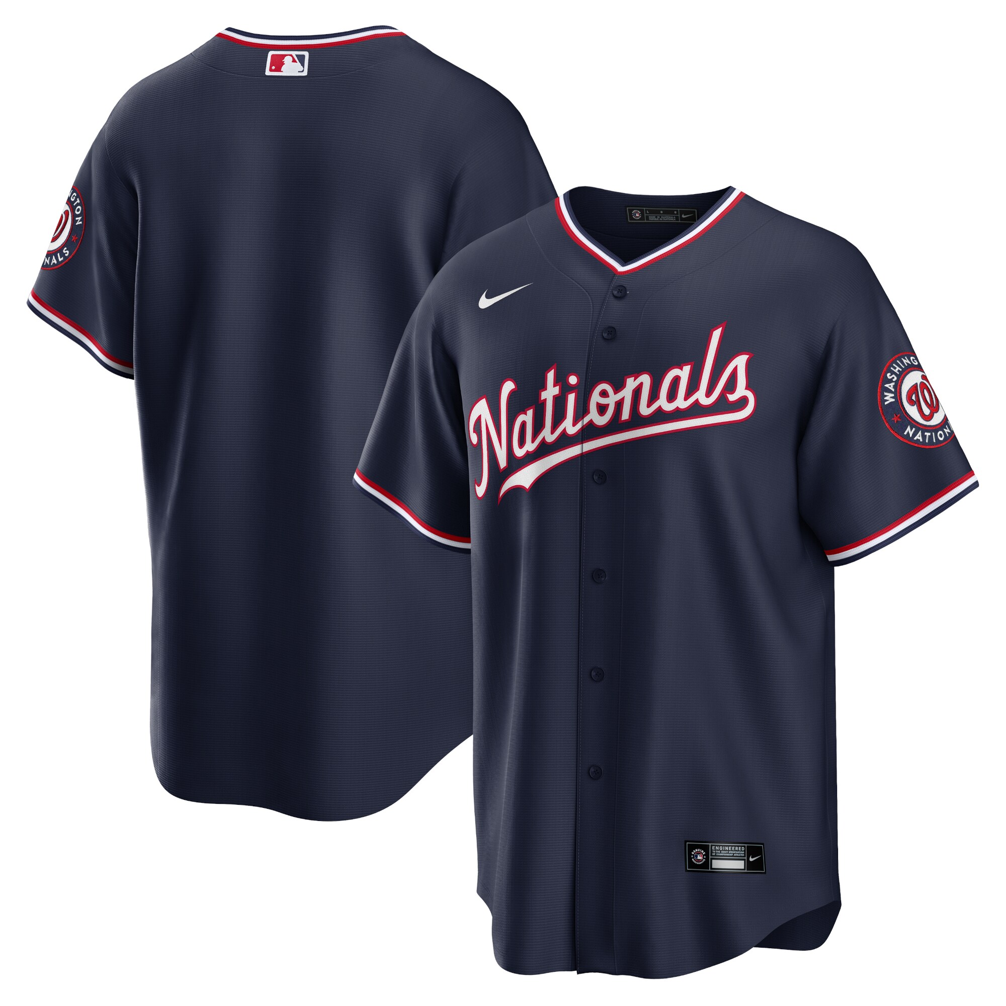 Washington Nationals Alternate Replica Team Baseball Jersey – Navy
