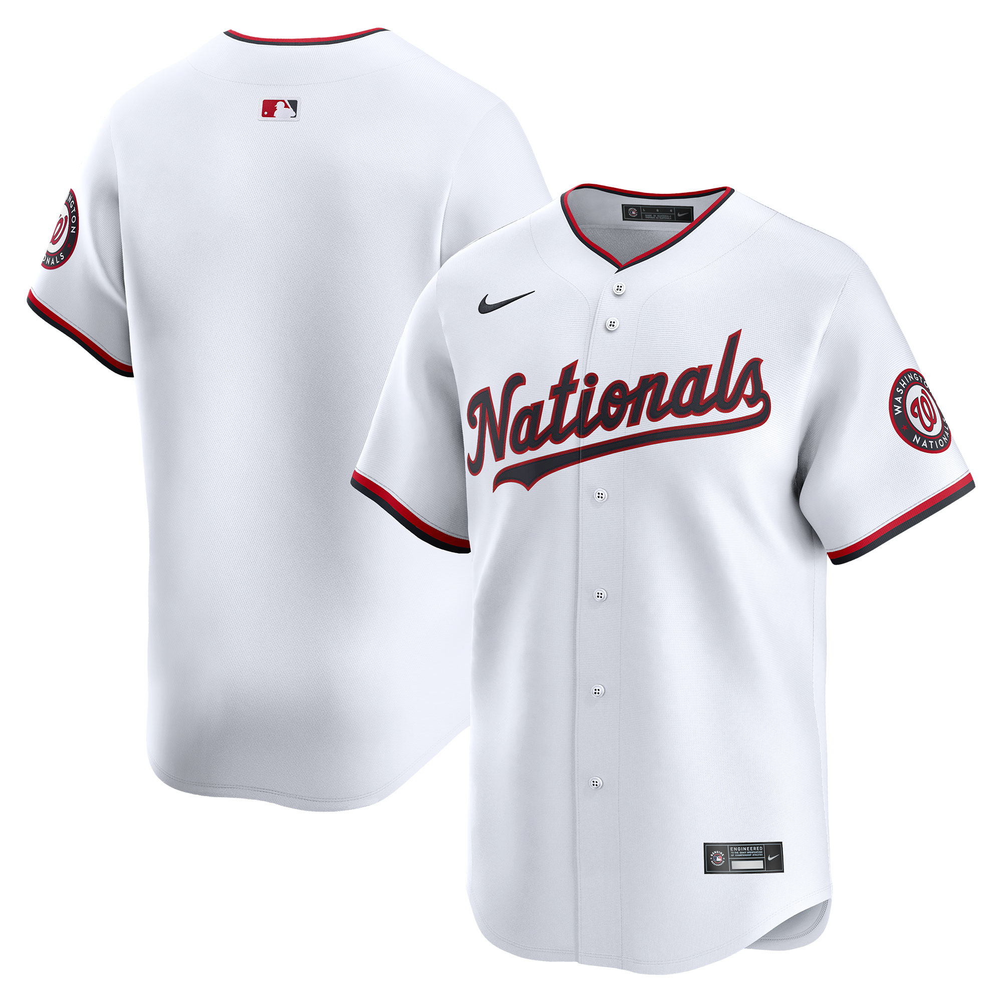Washington Nationals Home Limited Baseball Jersey - White
