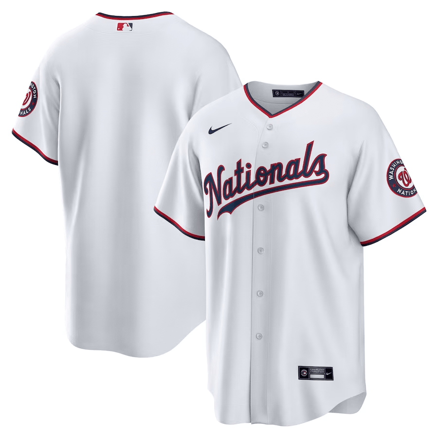 Washington Nationals Home Men Jersey - White - JS850 