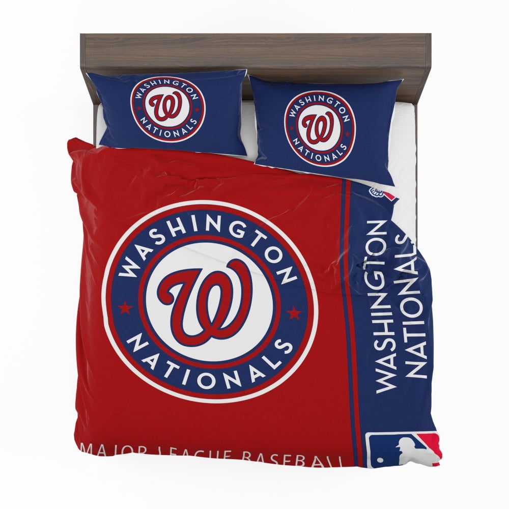 Alternative view of Washington Nationals MLB Baseball National League Bedding Set - Custom Bedding Set