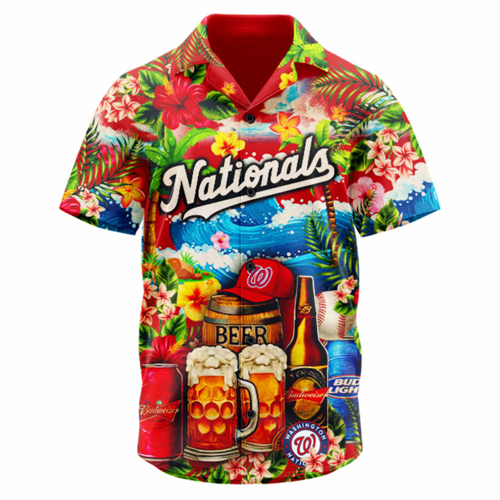 Alternative view of Washington Nationals Mlb Hawaiian Shirt Special Edition 2025