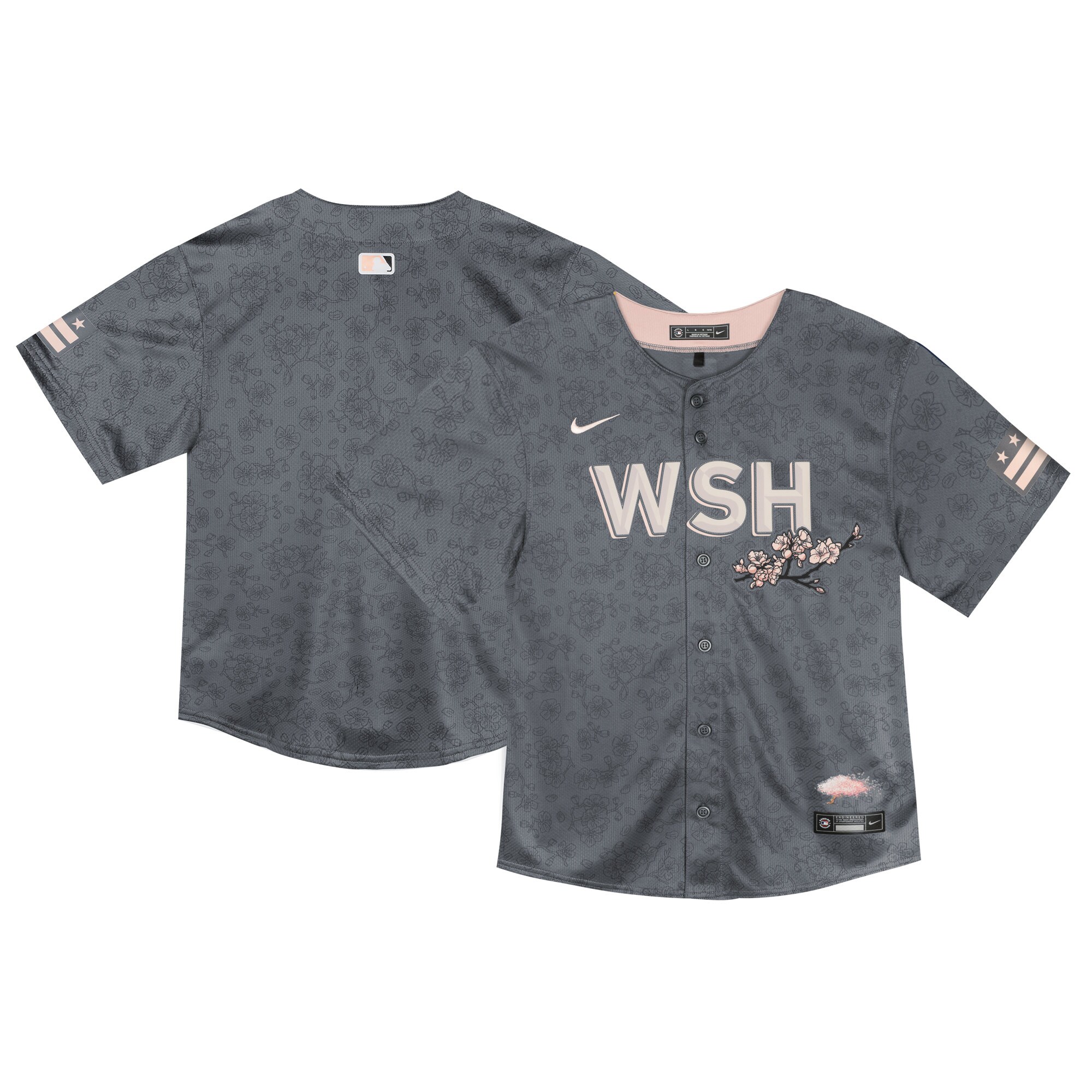 Washington Nationals Toddler City Connect Limited Baseball Jersey - Charcoal