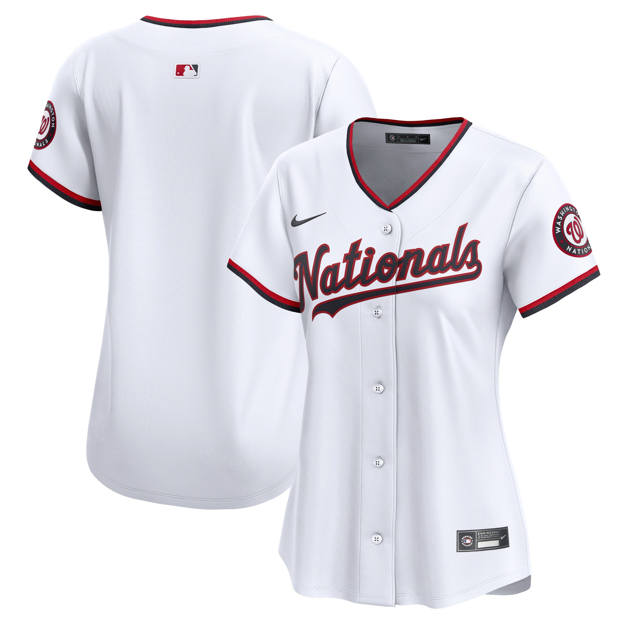 Washington Nationals Women's Home Limited Baseball Jersey - White