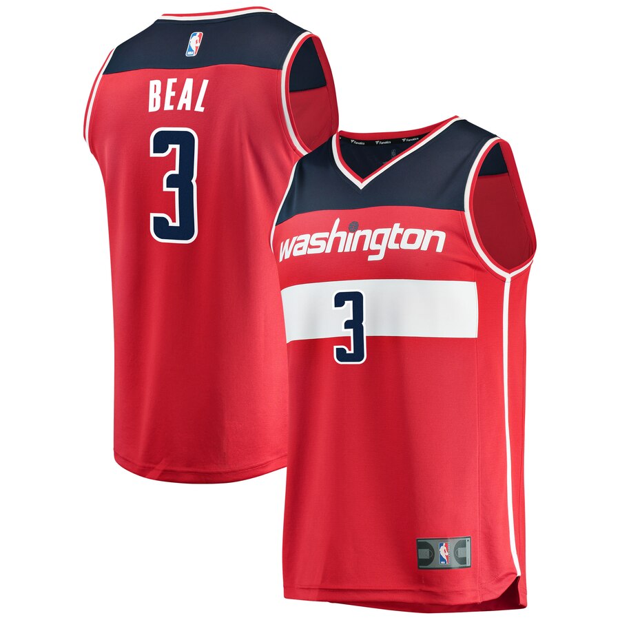 Washington Wizards Bradley Beal Fanatics Branded Youth Fast Break Player Jersey - Icon Edition - Red