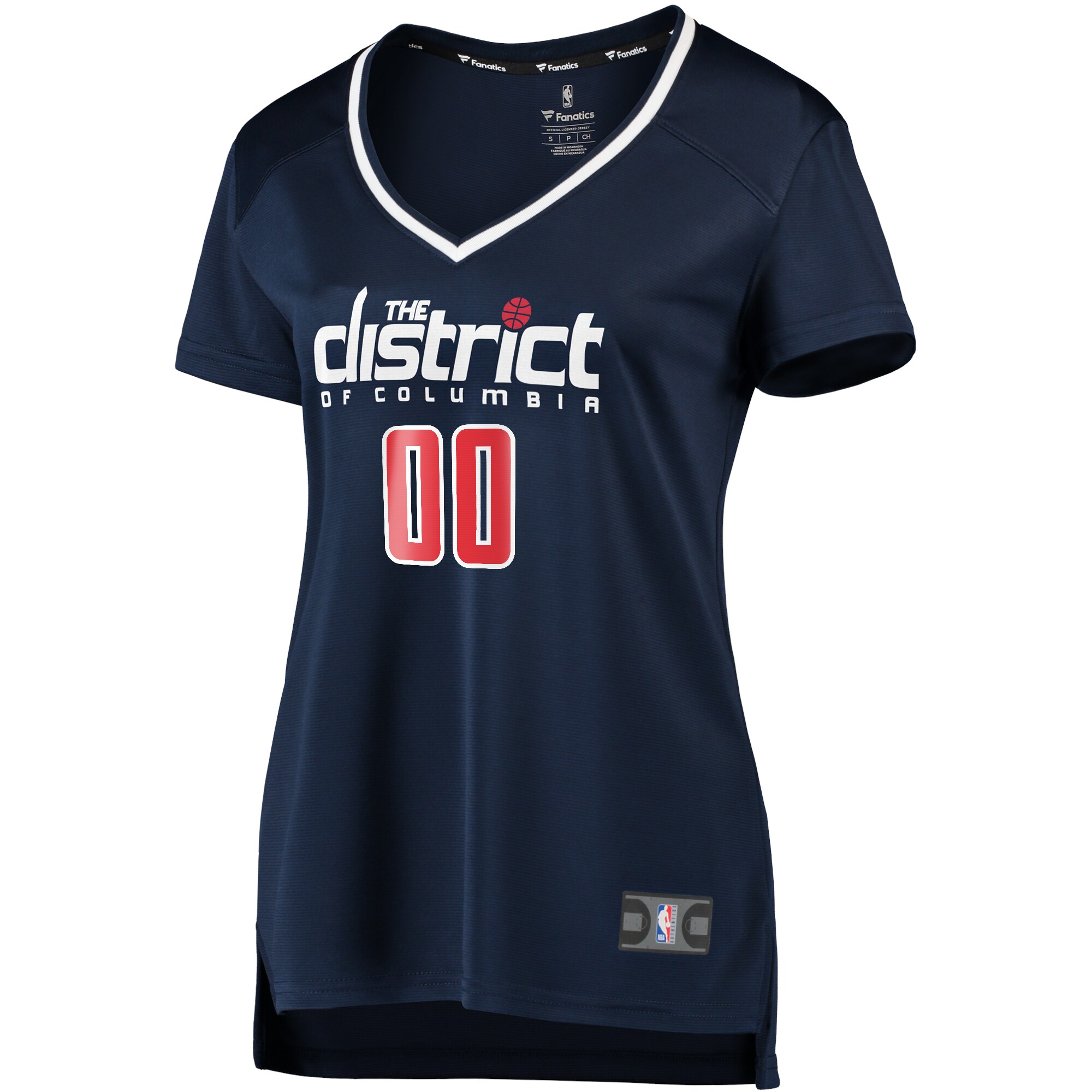 Alternative view of Washington Wizards Fanatics Women's Custom Fast Break Replica Basketball Jersey Navy - Statement Edition