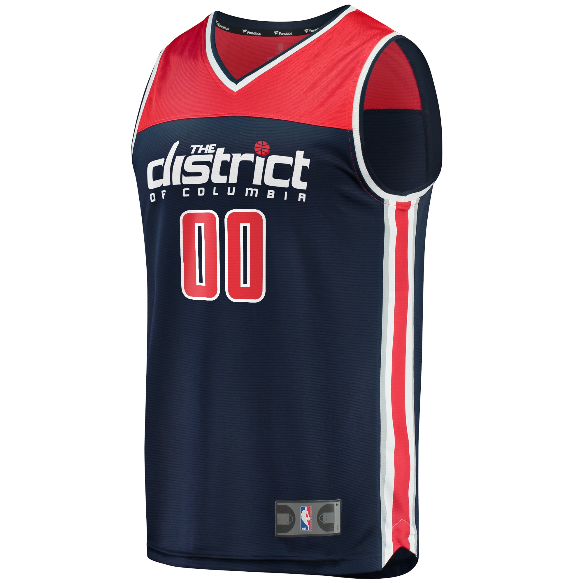 Alternative view of Washington Wizards Fanatics Youth Custom Fast Break Replica Basketball Jersey Navy - Statement Edition