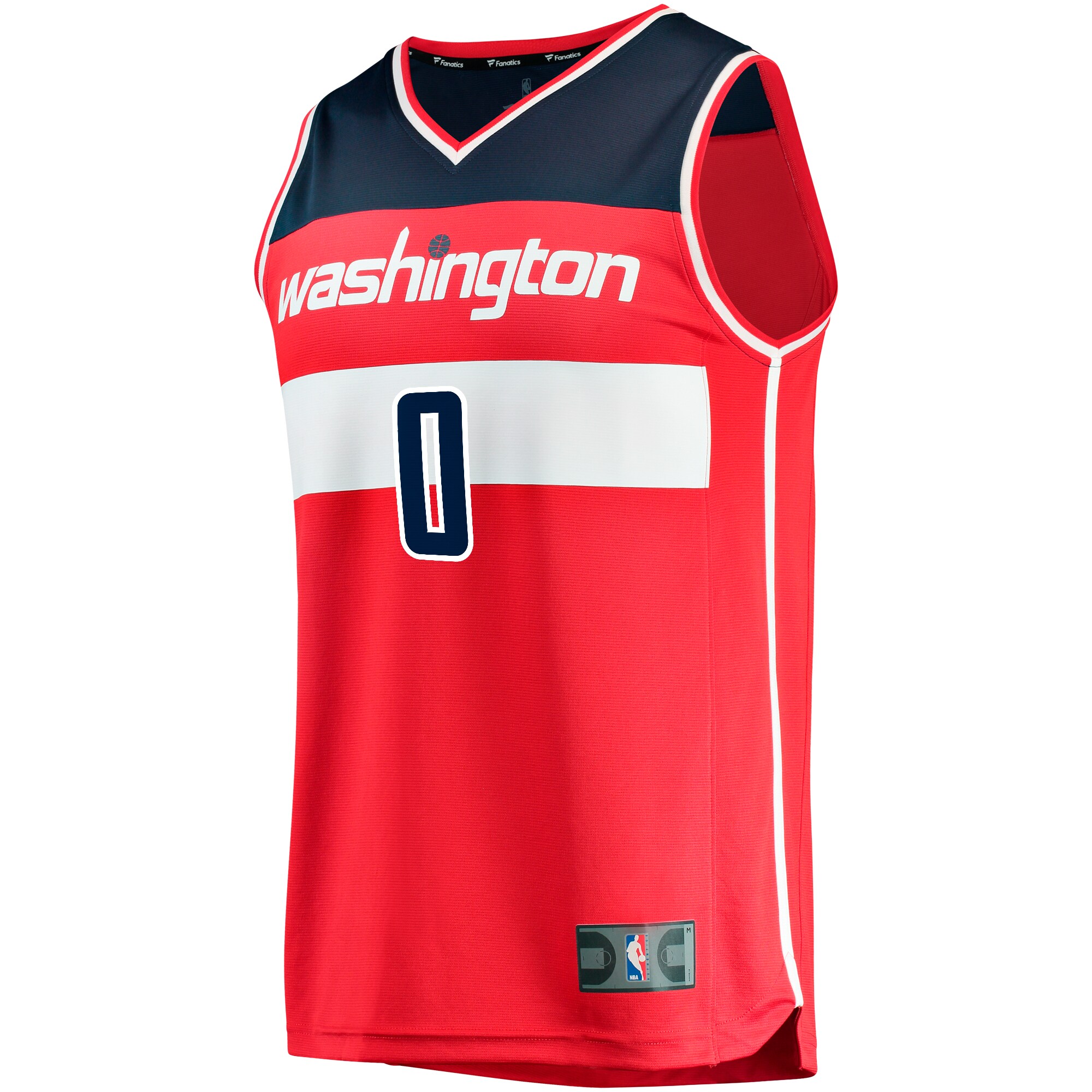 Alternative view of Washington Wizards Fanatics Youth Fast Break Replica Basketball Jersey - Icon Edition - Red