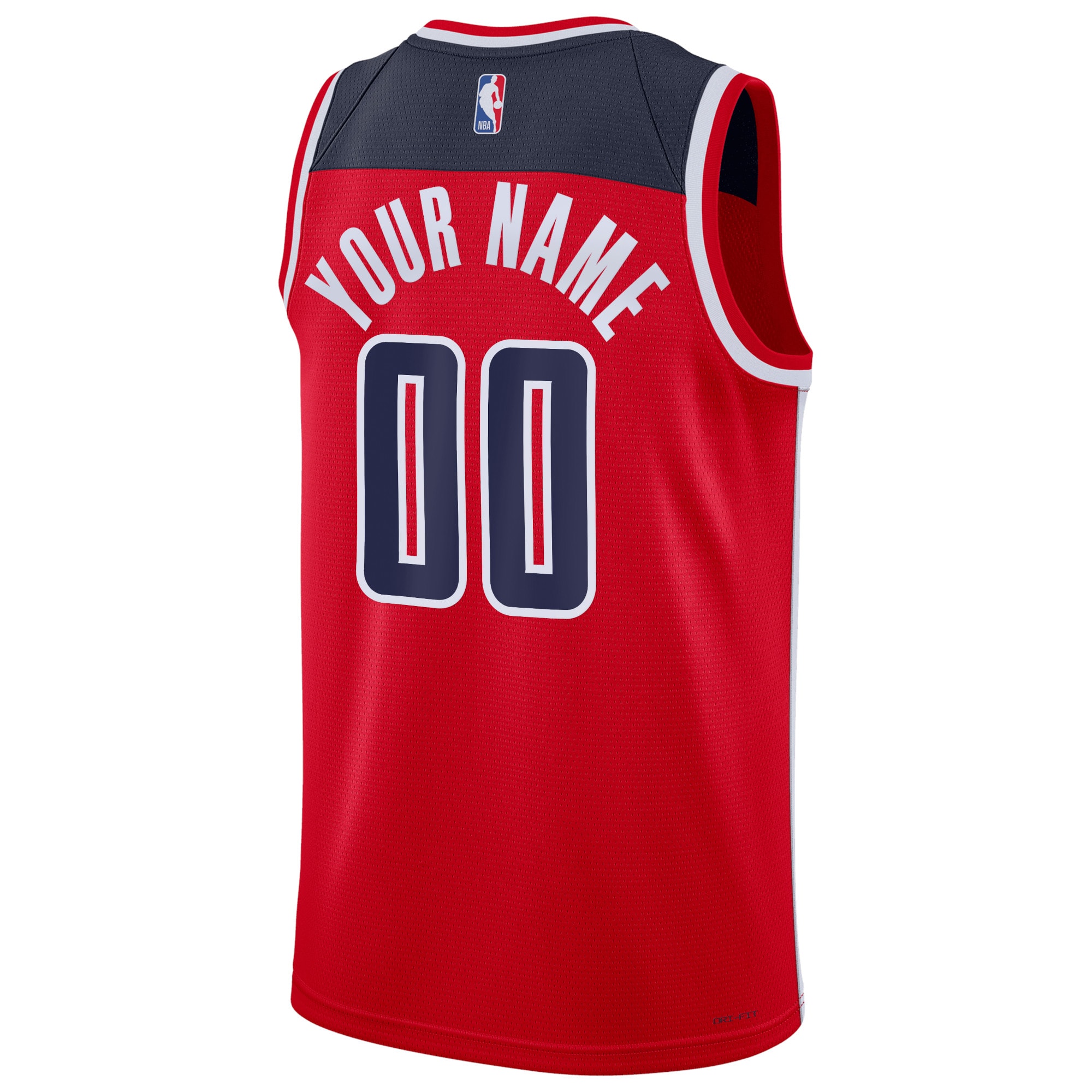 Alternative view of Washington Wizards Icon Swingman Basketball Jersey - Custom - Unisex - JS525
