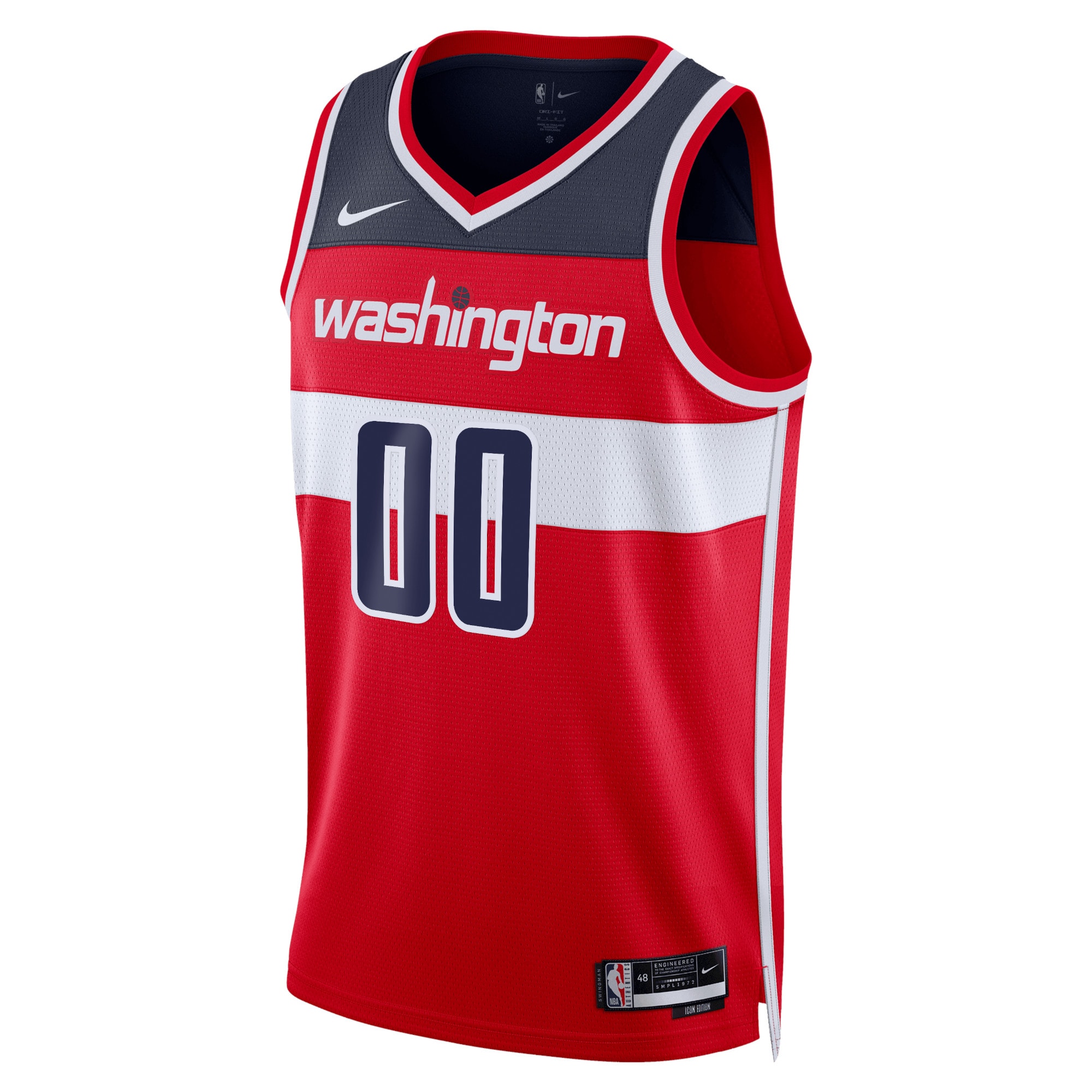 Washington Wizards Icon Swingman Basketball Jersey - Custom - Unisex - JS525