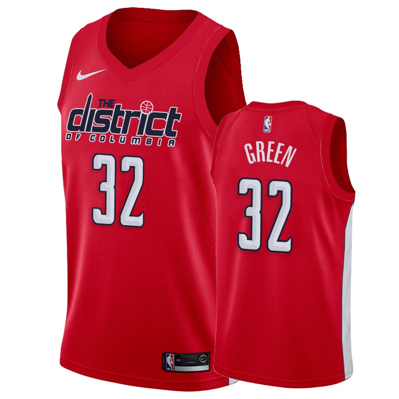Washington Wizards Jeff Green Red Earned Edition Basketball Jersey