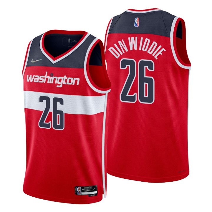 Washington Wizards Spencer Dinwiddie 75th Anniversary Diamond Basketball Jersey Icon