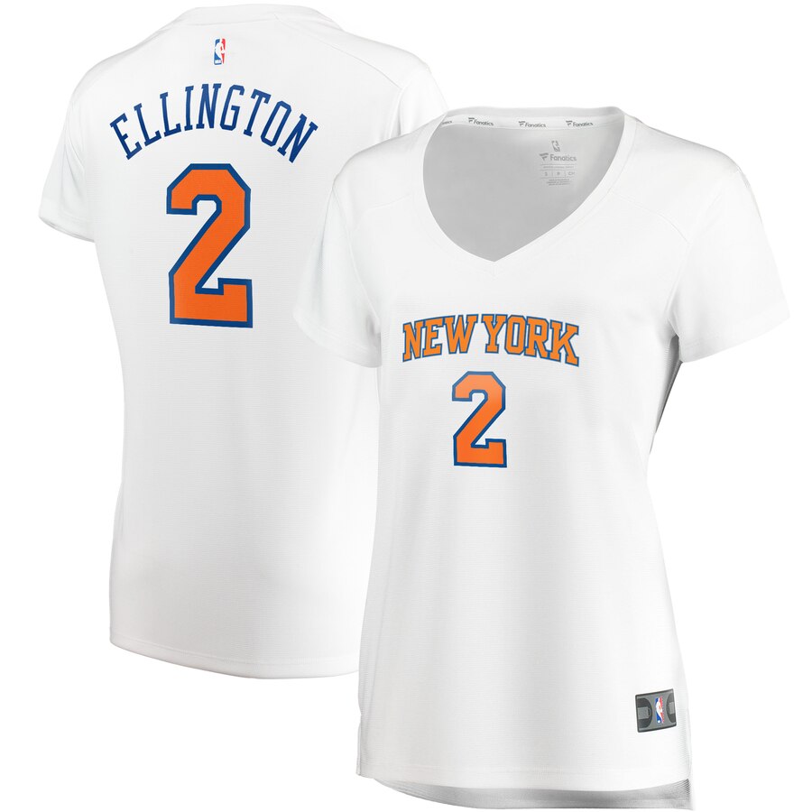 Wayne Ellington New York Knicks Fanatics Branded Women's Fast Break Player Replica Basketball Jersey - Association Edition - White