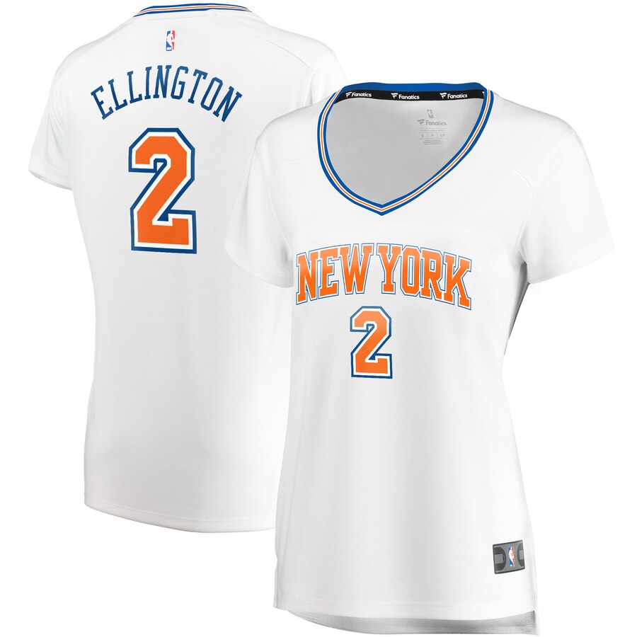 Wayne Ellington New York Knicks Fanatics Branded Women's Fast Break Player Replica Basketball Jersey - Statement Edition - White