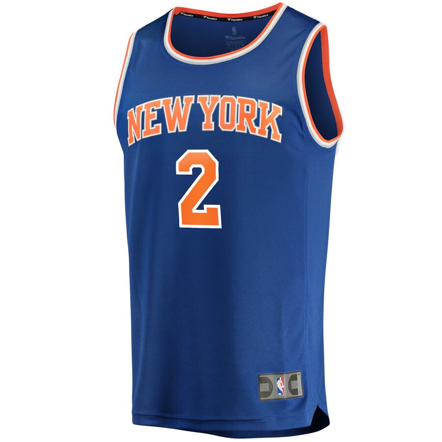 Alternative view of Wayne Ellington New York Knicks Fanatics Branded Youth Fast Break Replica Player Basketball Jersey - Icon Edition - Blue