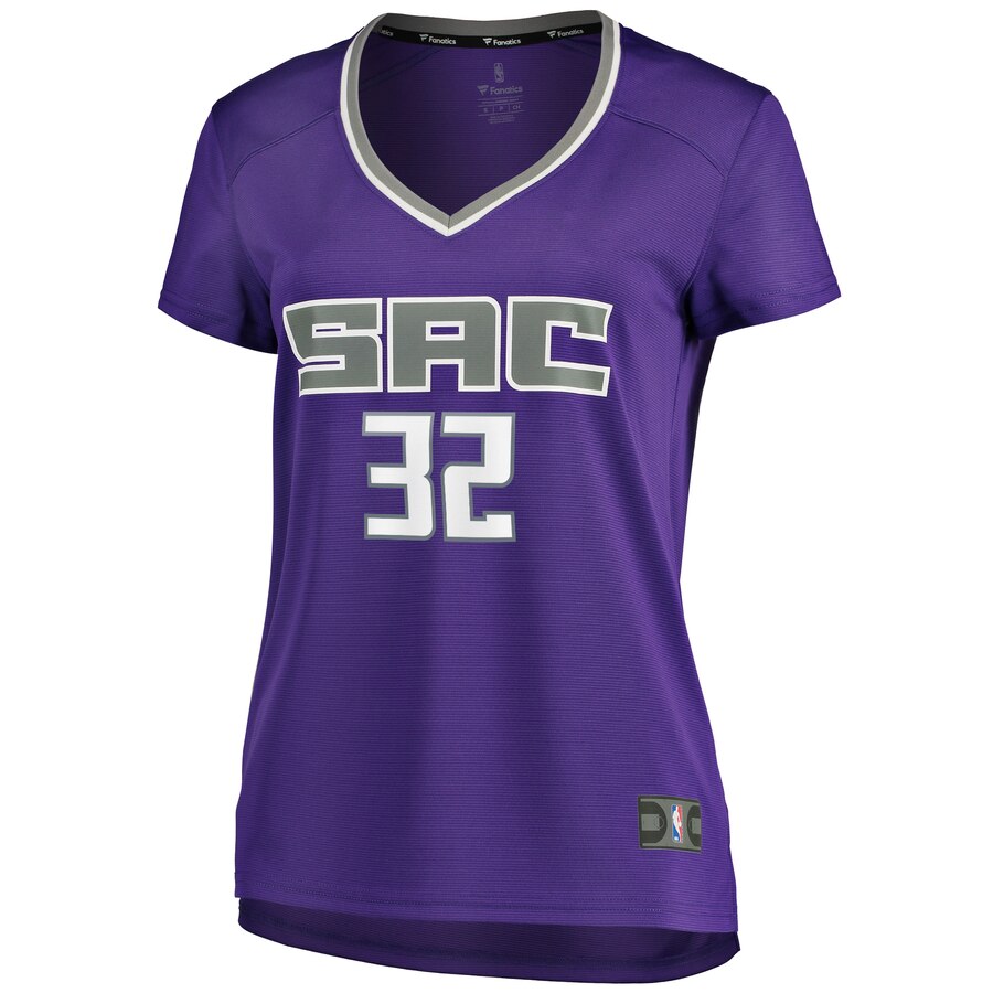 Alternative view of Wenyen Gabriel Sacramento Kings Fanatics Branded Women's Fast Break Player Replica Basketball Jersey - Icon Edition - Purple