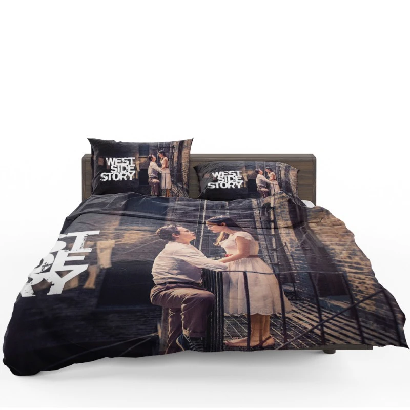 West Side Story Movie Rachel Zegler Ansel Elgort Bedding Set - Custom Bedding Set