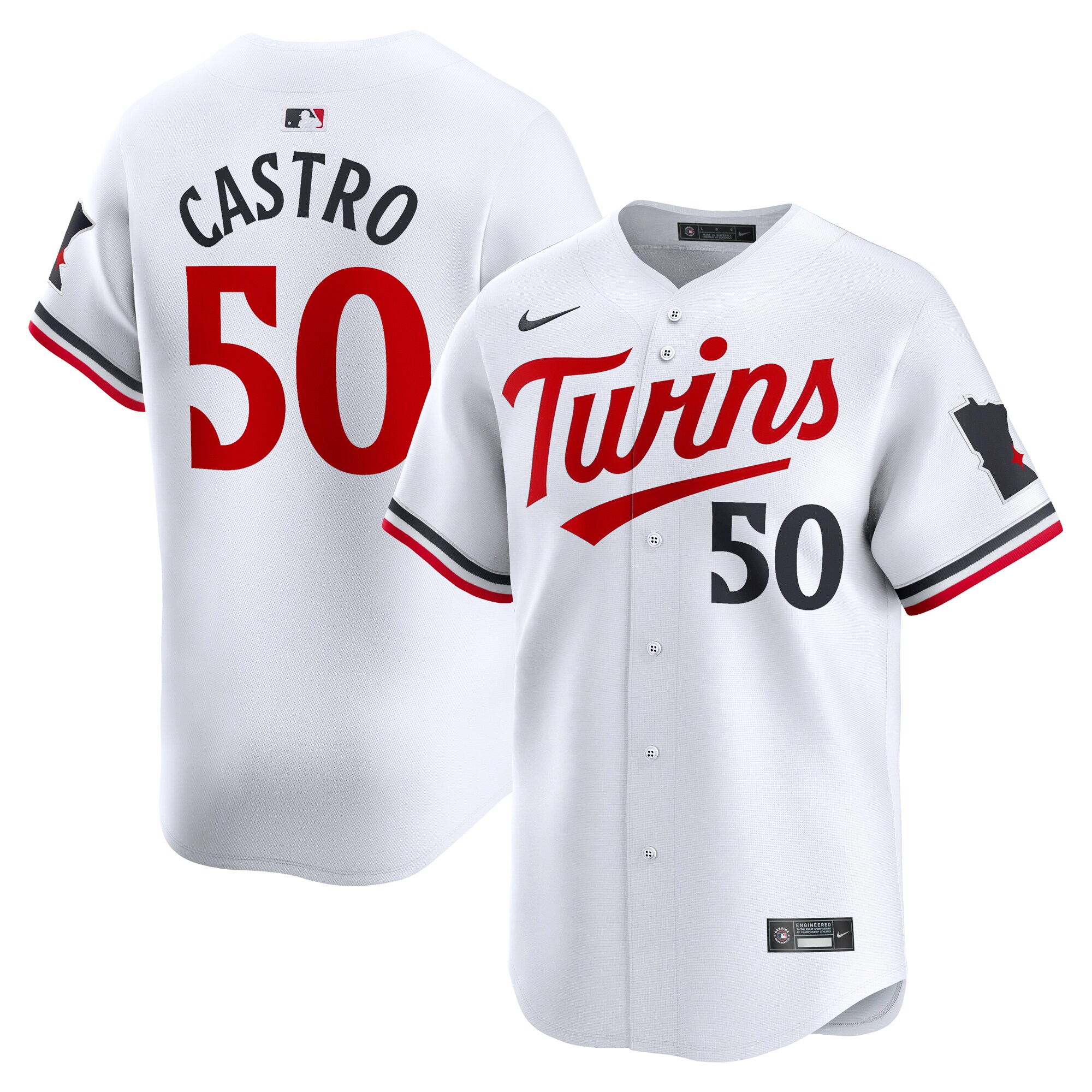 Willi Castro Minnesota Twins Home Limited Player Baseball Jersey - White