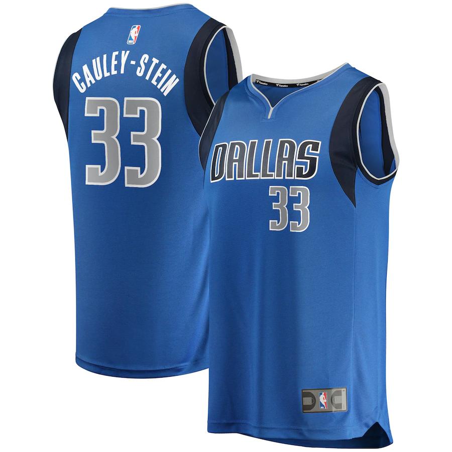 Willie Cauley-stein Dallas Mavericks Fanatics Branded Fast Break Road Player Basketball Jersey - Blue