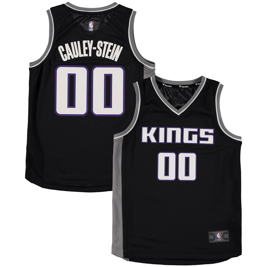 Willie Cauley-stein Sacramento Kings Fanatics Branded Youth Fast Break Replica Basketball Jersey Black - Statement Edition