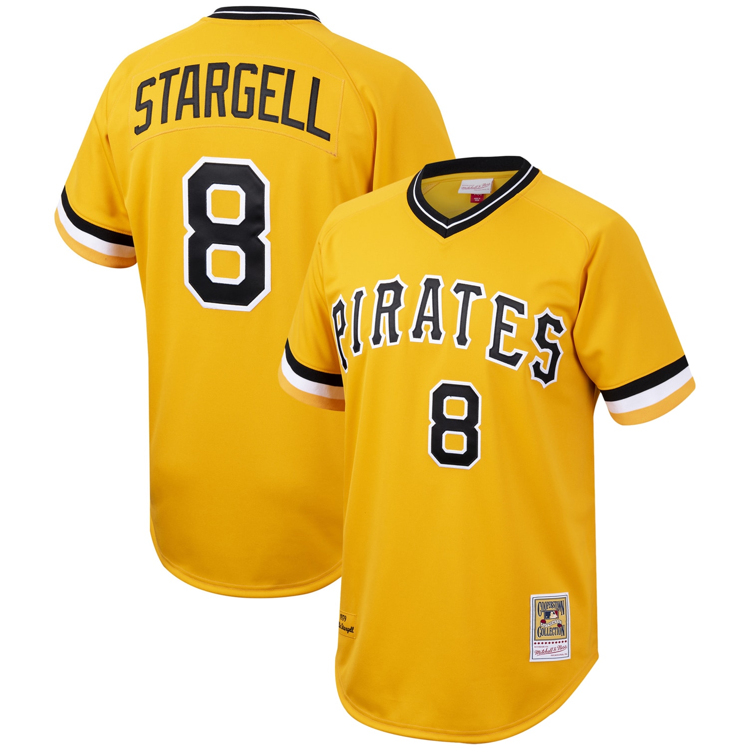 Willie Stargell Pittsburgh Pirates Mitchell & Ness Cooperstown Collection Authentic Baseball Jersey - Gold