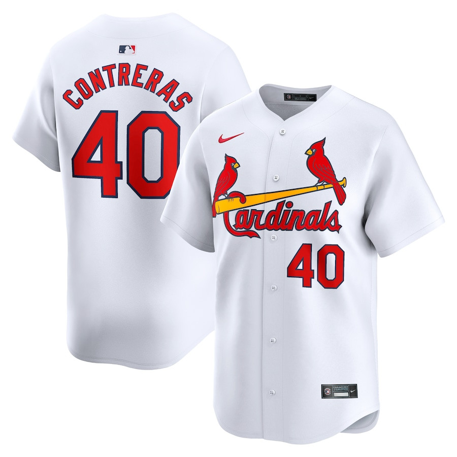 Willson Contreras 40 St. Louis Cardinals Home Limited Men Baseball Jersey - White 