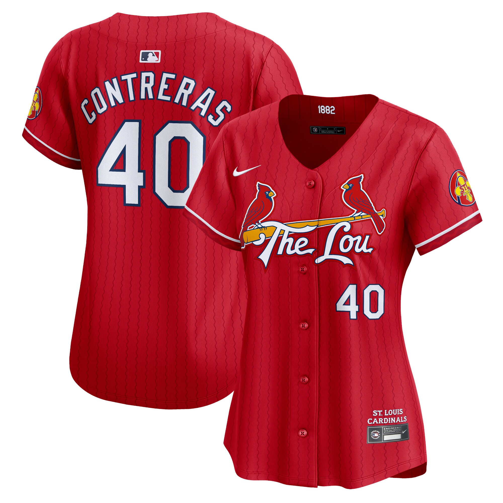 Willson Contreras St. Louis Cardinals Women's 2024 City Connect Limited Player Baseball Jersey - Red
