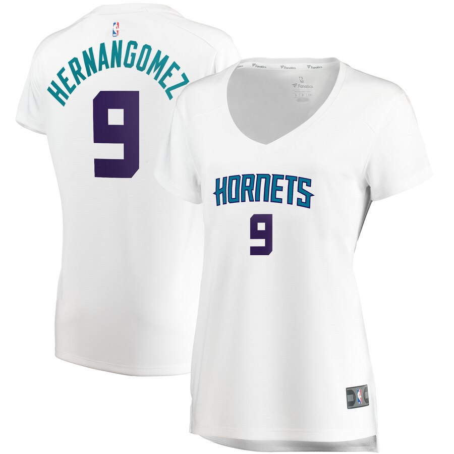 Willy Hernangomez Charlotte Hornets Fanatics Branded Women's Fast Break Replica Player Basketball Jersey - Association Edition - White