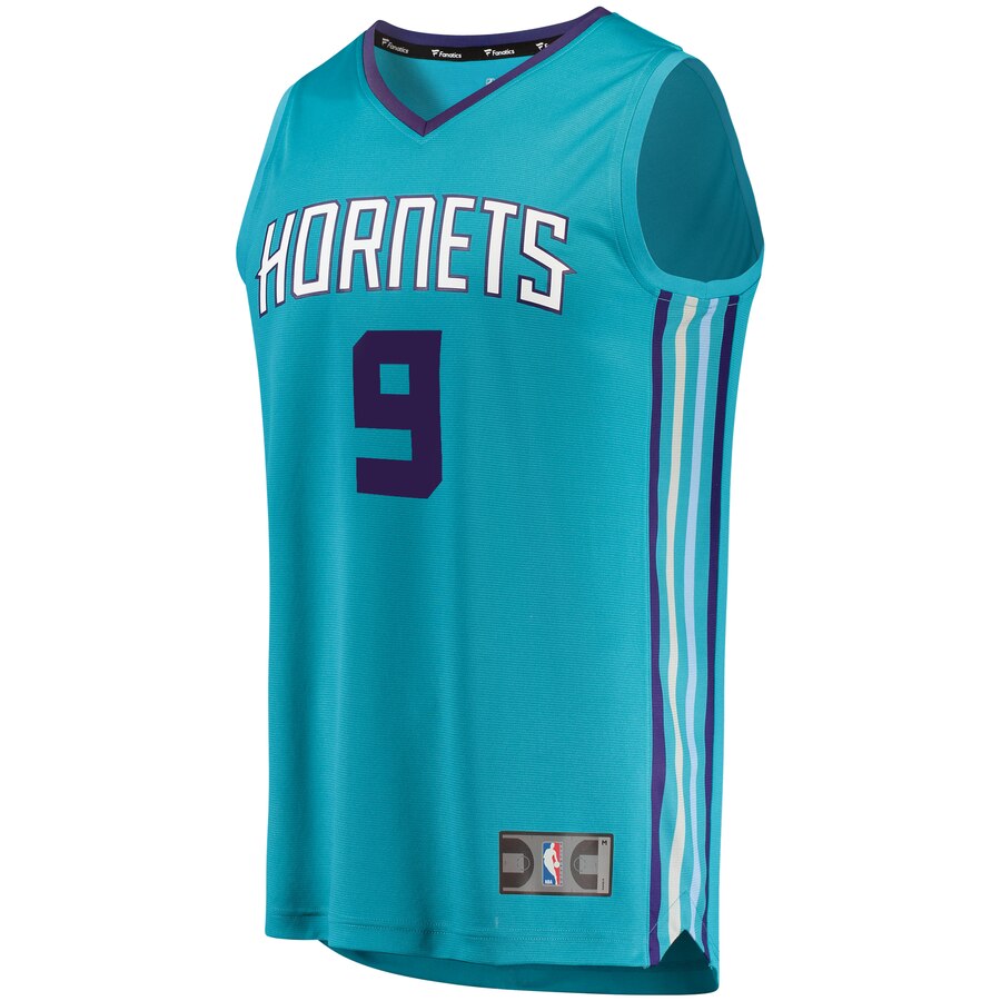 Alternative view of Willy Hernangomez Charlotte Hornets Fanatics Branded Youth Fast Break Replica Player Basketball Jersey - Icon Edition - Teal
