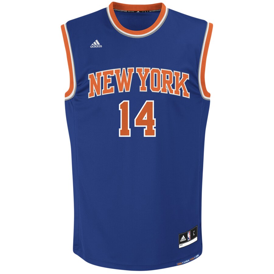 Alternative view of Willy Hernangomez New York Knicks Adidas Road Replica Basketball Jersey - Royal