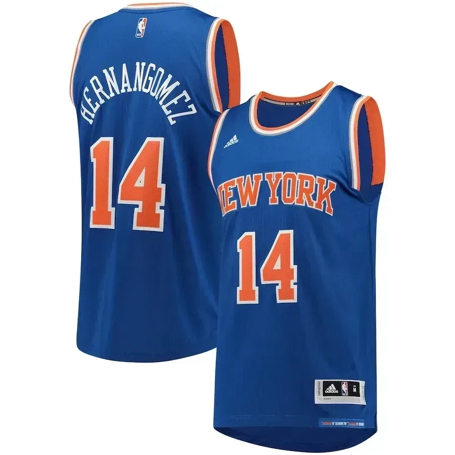 Willy Hernangomez New York Knicks Swingman Basketball Jersey - Blue - JS348 