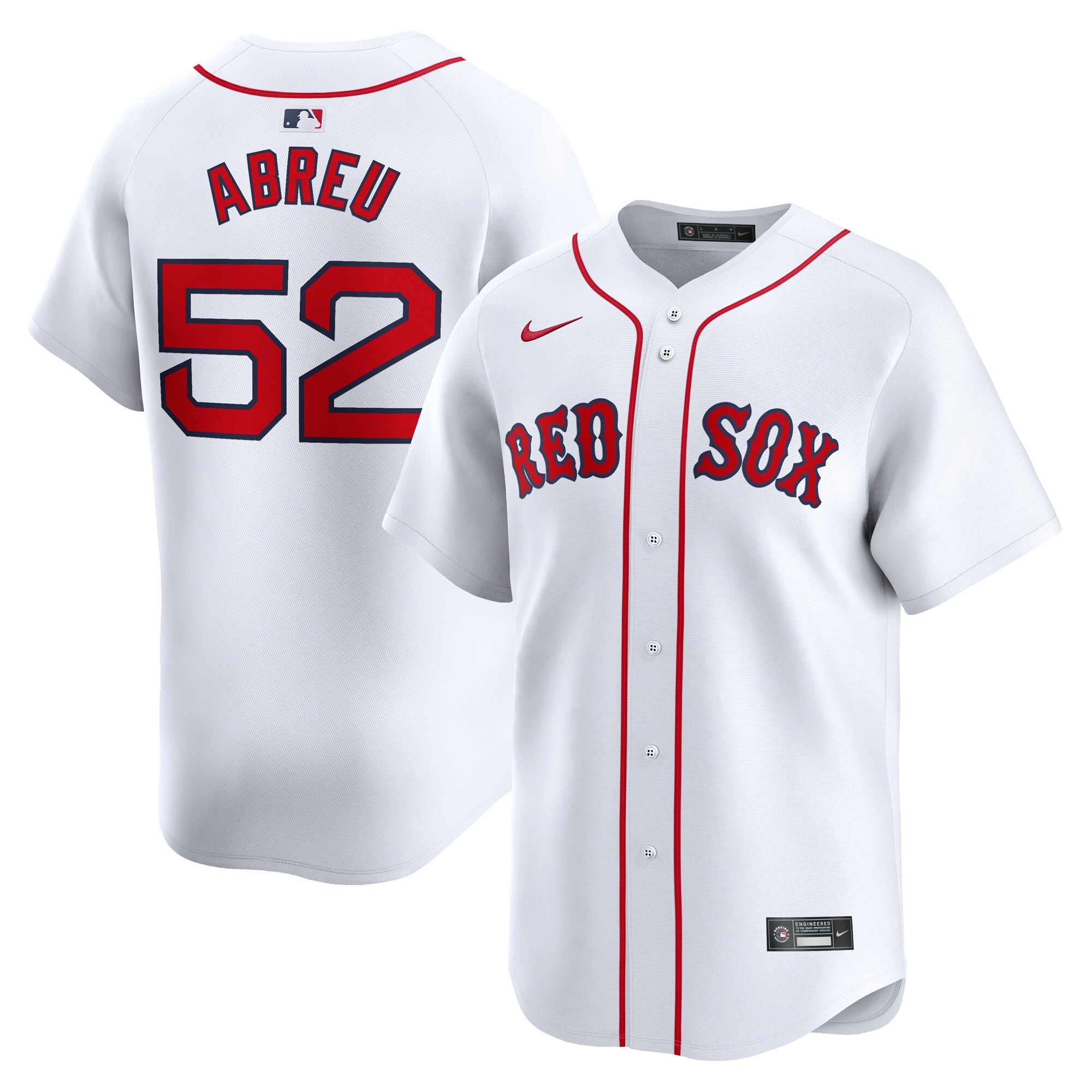 Wilyer Abreu Boston Red Sox Home Limited Player Baseball Jersey - White