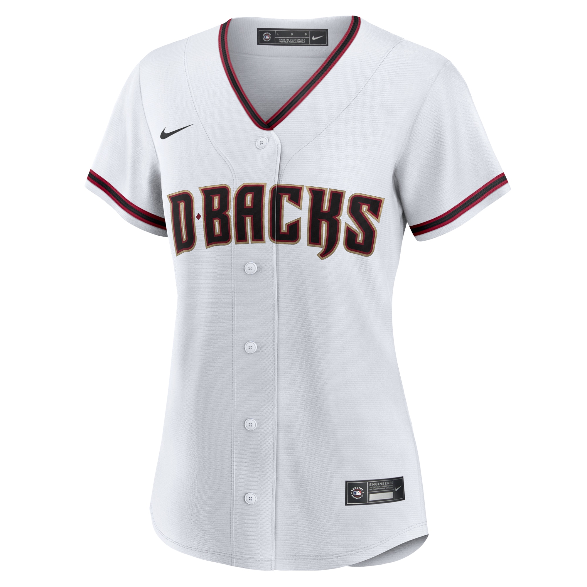 Alternative view of Women's Arizona Diamondbacks Corbin Carroll White Home Player Baseball Jersey