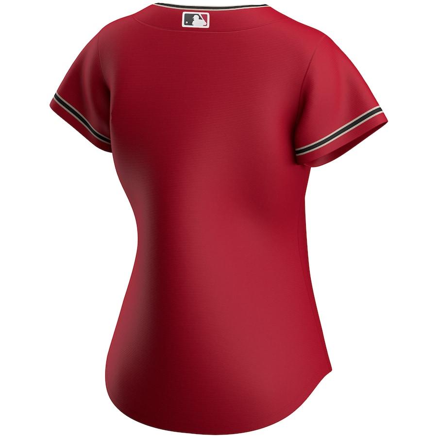 Alternative view of Women's Arizona Diamondbacks Red Alternate 2020 Replica Team Jersey